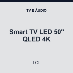 Smart TV LED TCL 50" QLED 4K