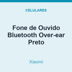 Fone de Ouvido Bluetooth Xiaomi Over-ear Preto