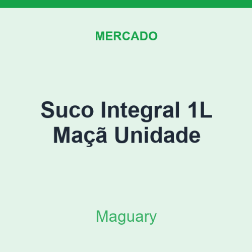 Suco Integral 1L Maguary Maçã Unidade