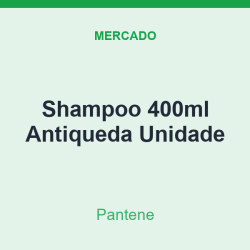 Shampoo 400ml Pantene Antiqueda Unidade