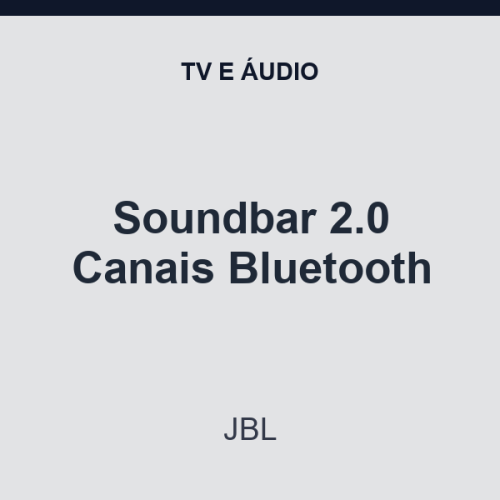 Soundbar JBL 2.0 Canais Bluetooth