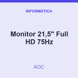 Monitor AOC 21,5" Full HD 75Hz