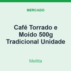 Café Torrado e Moído 500g Melitta Tradicional Unidade