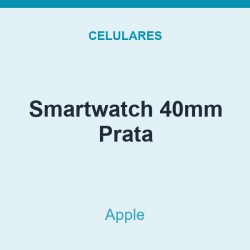 Smartwatch Apple 40mm Prata
