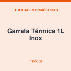 Garrafa Térmica Invicta 1L Inox