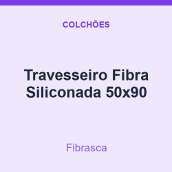 Travesseiro Fibrasca Fibra Siliconada 50x90