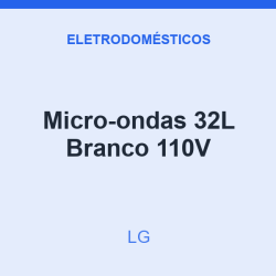 Micro-ondas LG 32L Branco 110V