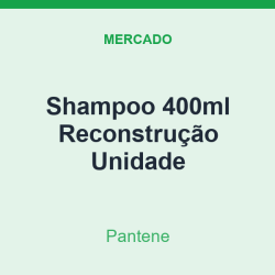 Shampoo 400ml Pantene Reconstrução Unidade
