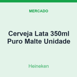 Cerveja Lata 350ml Heineken Puro Malte Unidade