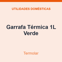 Garrafa Térmica Termolar 1L Verde