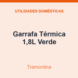 Garrafa Térmica Tramontina 1,8L Verde