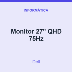 Monitor Dell 27" QHD 75Hz