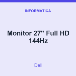 Monitor Dell 27" Full HD 144Hz