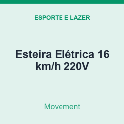 Esteira Elétrica Movement 16 km/h 220V