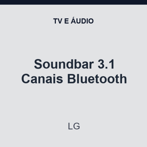 Soundbar LG 3.1 Canais Bluetooth