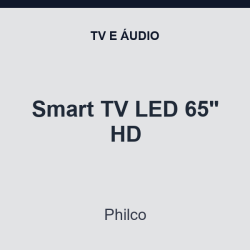Smart TV LED Philco 65" HD