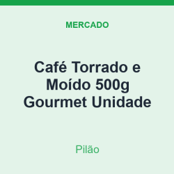 Café Torrado e Moído 500g Pilão Gourmet Unidade