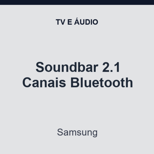 Soundbar Samsung 2.1 Canais Bluetooth
