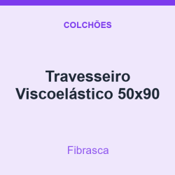 Travesseiro Fibrasca Viscoelástico 50x90