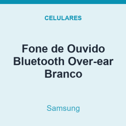 Fone de Ouvido Bluetooth Samsung Over-ear Branco