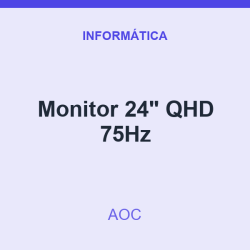 Monitor AOC 24" QHD 75Hz