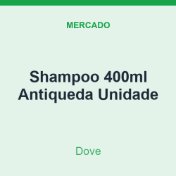 Shampoo 400ml Dove Antiqueda Unidade