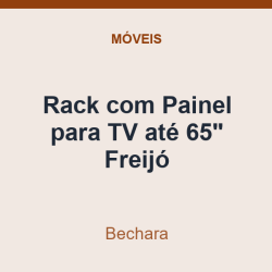 Rack com Painel para TV Bechara até 65" Freijó