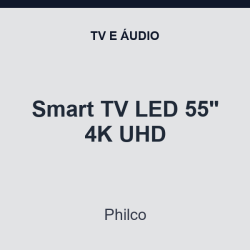 Smart TV LED Philco 55" 4K UHD
