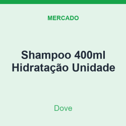 Shampoo 400ml Dove Hidratação Unidade