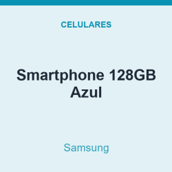 Smartphone Samsung 128GB Azul