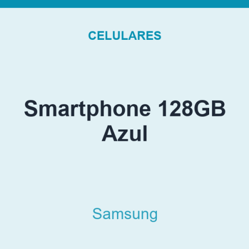 Smartphone Samsung 128GB Azul