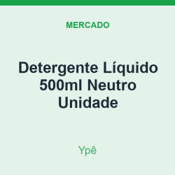 Detergente Líquido 500ml Ypê Neutro Unidade