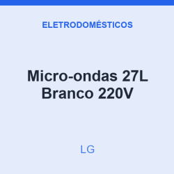 Micro-ondas LG 27L Branco 220V