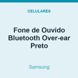 Fone de Ouvido Bluetooth Samsung Over-ear Preto