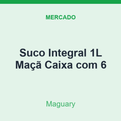 Suco Integral 1L Maguary Maçã Caixa com 6