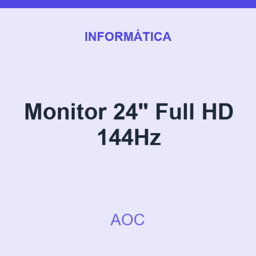 Monitor AOC 24" Full HD 144Hz