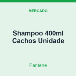 Shampoo 400ml Pantene Cachos Unidade