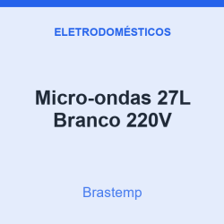 Micro-ondas Brastemp 27L Branco 220V