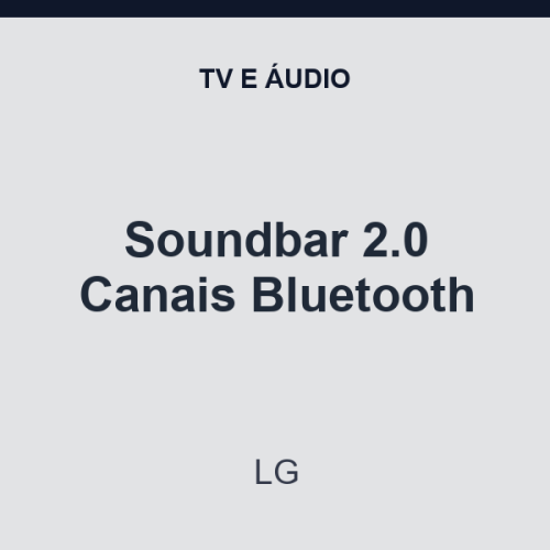 Soundbar LG 2.0 Canais Bluetooth