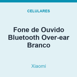 Fone de Ouvido Bluetooth Xiaomi Over-ear Branco