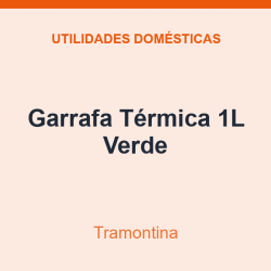 Garrafa Térmica Tramontina 1L Verde