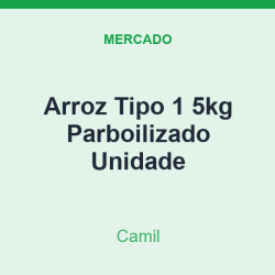 Arroz Tipo 1 5kg Camil Parboilizado Unidade
