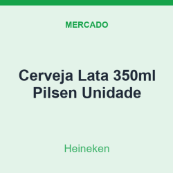 Cerveja Lata 350ml Heineken Pilsen Unidade