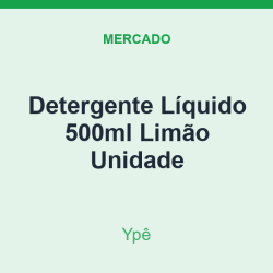 Detergente Líquido 500ml Ypê Limão Unidade