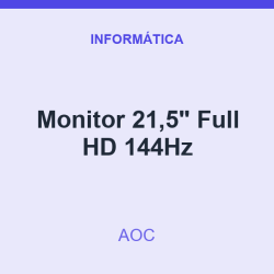 Monitor AOC 21,5" Full HD 144Hz
