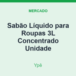 Sabão Líquido para Roupas 3L Ypê Concentrado Unidade
