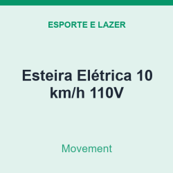 Esteira Elétrica Movement 10 km/h 110V
