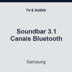 Soundbar Samsung 3.1 Canais Bluetooth
