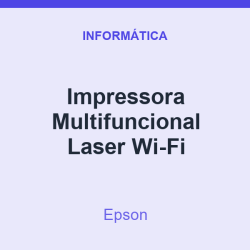 Impressora Multifuncional Epson Laser Wi-Fi
