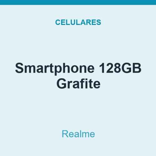 Smartphone Realme 128GB Grafite